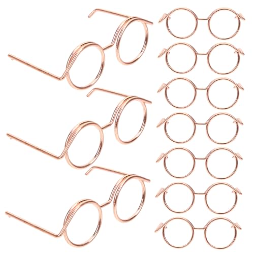 FUNNETOYU 12 Stück Puppenbrille Puppen Kleidung Puppen Klamotten Umrandete Puppensonnenbrille schnapsgläser von Puppendekorationen Brillenrequisiten zum Anziehen Metall FUNNETOYU 12 Stück Puppenbrille Puppen Kleidung Puppen Klamotten Umrandete Puppensonnenbrille schnapsgläser von Puppendekorationen Brillenrequisiten zum Anziehen Metall von FUNNETOYU