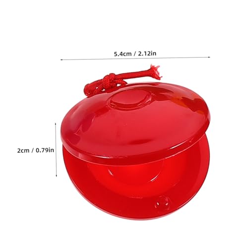 FUNNETOYU 12 Stück Teiliges Bunte Castanets aus Sicherem Pädagogisches Schlaginstrument Leicht zu Bedienen Langlebig Mobiles Musikspielzeug für Frühe Musikalische von FUNNETOYU