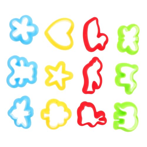 FUNNETOYU 12 Stück Teiliges Clay Puzzle Set Kunststoff Modellierformen Bunte Formen Maker Sicher für Kreatives DIY Embossing und Sculpting Zubehör FUNNETOYU 12 Stück Teiliges Clay Puzzle Set Kunststoff Modellierformen Bunte Formen Maker Sicher für Kreatives DIY Embossing und Sculpting Zubehör von FUNNETOYU