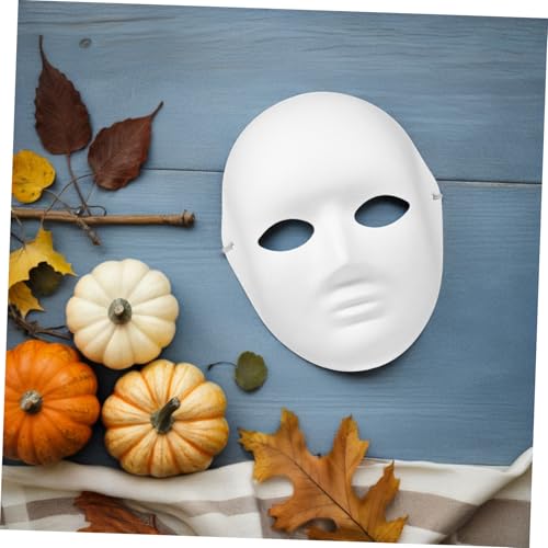 FUNNETOYU 12 Stück Teiliges DIY Halloween Masken für Damen Weiße Papierpulp Vollgesichts Masken zum Bemalen Gruseliges Geist Design Elastischer Tragegurt für Karneval Kostümpartys Cosplay FUNNETOYU 12 Stück Teiliges DIY Halloween Masken für Damen Weiße Papierpulp Vollgesichts Masken zum Bemalen Gruseliges Geist Design Elastischer Tragegurt für Karneval Kostümpartys Cosplay von FUNNETOYU