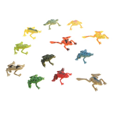 FUNNETOYU 12 Stück Teiliges Frosch und Tropical Forest Modell Figuren Mini Tiere für Party Geschenke und Dekoration Realistische Tierfiguren für Kinderzimmer und Spielspaß FUNNETOYU 12 Stück Teiliges Frosch und Tropical Forest Modell Figuren Mini Tiere für Party Geschenke und Dekoration Realistische Tierfiguren für Kinderzimmer und Spielspaß von FUNNETOYU