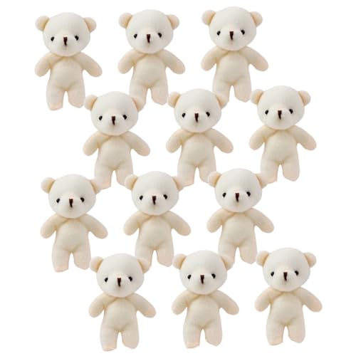 FUNNETOYU 12 Stück Teiliges Mini Plüschbär Schlüsselanhänger Weiche Ausgestopfte Tierfigur als Taschenanhänger und Dekoration Vielseitiges Kuscheltier für Freunde und Raumgestaltung FUNNETOYU 12 Stück Teiliges Mini Plüschbär Schlüsselanhänger Weiche Ausgestopfte Tierfigur als Taschenanhänger und Dekoration Vielseitiges Kuscheltier für Freunde und Raumgestaltung von FUNNETOYU