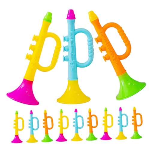 FUNNETOYU 12 Stück Teiliges Partyhorn Leichte Kunststoff Tröten Trompeten für Sportveranstaltungen Vielseitig Einsetzbar Buntes Jubelhorn für Fan Feiern FUNNETOYU 12 Stück Teiliges Partyhorn Leichte Kunststoff Tröten Trompeten für Sportveranstaltungen Vielseitig Einsetzbar Buntes Jubelhorn für Fan Feiern von FUNNETOYU