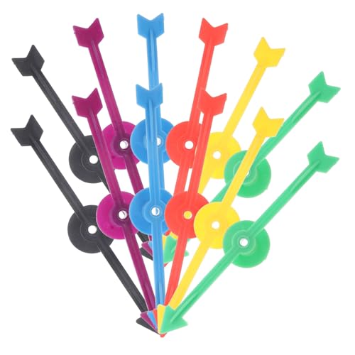 FUNNETOYU 12 Stück Teiliges Pfeilspiel Stabilem Kunststoff Langlebige Spielfiguren für DIY brettspiele Praktische Pfeilspitzen in Farben Kompakt und Vielseitig für Gesellschaftsspiele und von FUNNETOYU