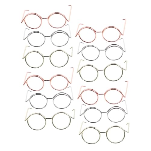FUNNETOYU 12 Stück Teiliges Puppenbrillen Robustem Kupferdraht Mini Sonnenbrillen und Brillen für Puppenzubehör Vielseitig Langlebig Passend für Puppenhaus und Bastelprojekte FUNNETOYU 12 Stück Teiliges Puppenbrillen Robustem Kupferdraht Mini Sonnenbrillen und Brillen für Puppenzubehör Vielseitig Langlebig Passend für Puppenhaus und Bastelprojekte von FUNNETOYU
