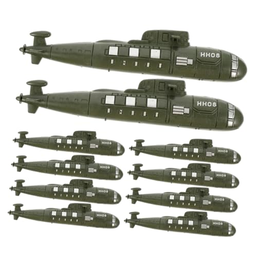 FUNNETOYU 12 Stück Teiliges Realistisch Simulierte Militärische Boot Modelle aus Robustem Kunststoff Detailreich Gestaltet als Lernspielzeug und Dekoration für Sammler von FUNNETOYU