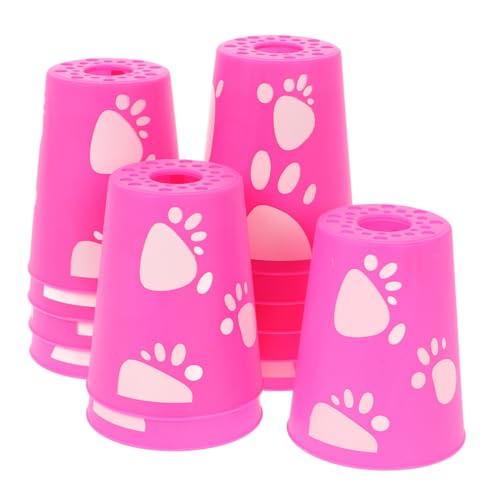 FUNNETOYU 12 Stück Teiliges Stapelbecher Set Spielerisches Speed Stacking für Erwachsene Leicht zu Reinigen für Training Wettbewerbe Partys und Gesellige Anlässe von FUNNETOYU