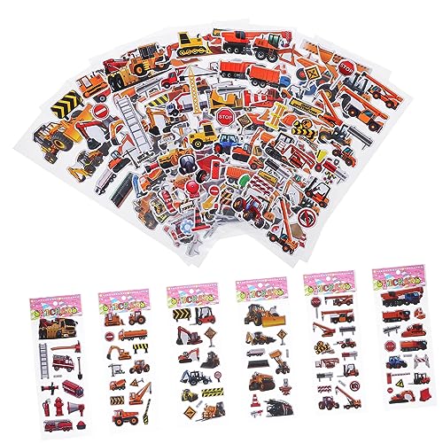 FUNNETOYU 12 Stück Teiliges Sticker Set mit Fahrzeugmotiven für Bagger Lastwagen und Baufahrzeuge Vielseitig Einsetzbar für Kreative Projekte und FUNNETOYU 12 Stück Teiliges Sticker Set mit Fahrzeugmotiven für Bagger Lastwagen und Baufahrzeuge Vielseitig Einsetzbar für Kreative Projekte und von FUNNETOYU