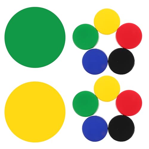 FUNNETOYU 12 Stück Weiche Schaumstoff Pucks für Sporttraining Vielseitige Stressbälle für Drinnen und Draußen für Geschicklichkeitsübungen und Trainingsspiele von FUNNETOYU