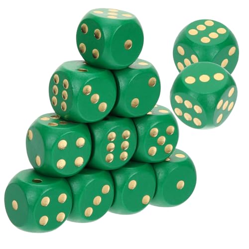 FUNNETOYU 12 Stück Würfel настольные игры spielwaren draußen spielsachen Toys Party Decoration st. Patrick Day Zubehör st. Patrick st. Patrick Partygeschenke Holz Green FUNNETOYU 12 Stück Würfel настольные игры spielwaren draußen spielsachen Toys Party Decoration st. Patrick Day Zubehör st. Patrick st. Patrick Partygeschenke Holz Green von FUNNETOYU