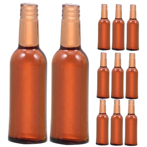 FUNNETOYU 12Stücke Bierflaschen Realistische Dekorative Requisiten für Puppenhaus und Mikroszenen Mini Flaschen für Bar und Partys FUNNETOYU 12Stücke Bierflaschen Realistische Dekorative Requisiten für Puppenhaus und Mikroszenen Mini Flaschen für Bar und Partys von FUNNETOYU