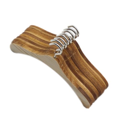 FUNNETOYU 12Stücke Mini Puppen Kleiderbügel aus Holz Puppenkleidungshalter für Puppenschrank für Aufbewahrung von Puppen Outfits und Spielzeugzimmer Organisation von FUNNETOYU