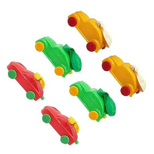 FUNNETOYU 12stücke Teiliges Bunter Ballonfahrzeuge Spielzeug Für Junge Mädchen Fördert Hand-Augen-koordination Und Kreativität Für Geburtstagsfeiern Und Lernspiele Zufällige Farben von FUNNETOYU