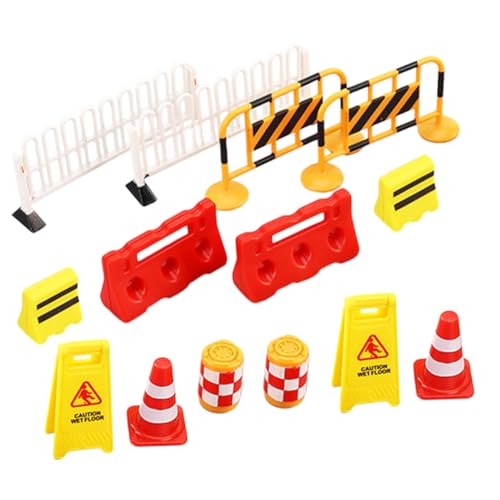 FUNNETOYU 14 Stück Miniatur Verkehrszeichen Spielzeugset Teiliges aus Kunststoff für Rollenspiele und Lernzwecke für Jungen und Mädchen Verkehrsblockaden für Kreative Szenen und FUNNETOYU 14 Stück Miniatur Verkehrszeichen Spielzeugset Teiliges aus Kunststoff für Rollenspiele und Lernzwecke für Jungen und Mädchen Verkehrsblockaden für Kreative Szenen und von FUNNETOYU