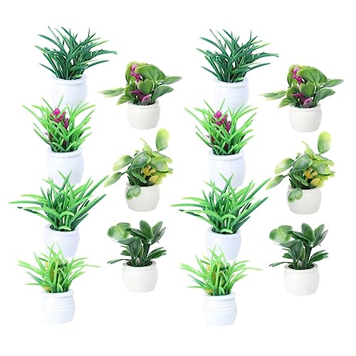 FUNNETOYU 14Stücke Teiliges Bonsai Pflanzen Künstliche Topfpflanzen für Puppenhäuser und Mikrolandschaften Dekorative Pflanzen ohne Bewässerung für Kreative Deko FUNNETOYU 14Stücke Teiliges Bonsai Pflanzen Künstliche Topfpflanzen für Puppenhäuser und Mikrolandschaften Dekorative Pflanzen ohne Bewässerung für Kreative Deko von FUNNETOYU