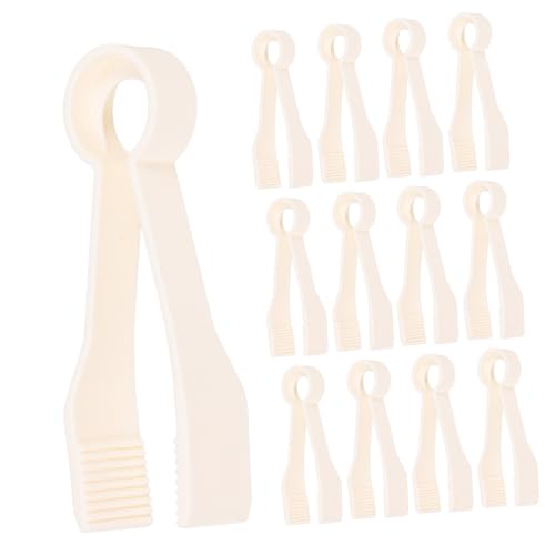 FUNNETOYU 15 Stück Insektenclip Perlen Halten Motor Pinzette Zum Basteln Bußgeld Schulversorgung Pinzette Pinzette Aus Kunststoff Pinzette Für Experimente Abs Beige von FUNNETOYU