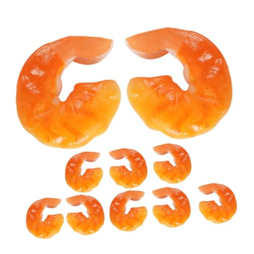 FUNNETOYU 15 Stück Kleines Garnelenmodell realistische Garnelen Dekoration Simuliertes Garnelenmodell lebensechtes gekochtes Garnelenmodell gefälschtes gekochtes Garnelenmodell PVC Orange FUNNETOYU 15 Stück Kleines Garnelenmodell realistische Garnelen Dekoration Simuliertes Garnelenmodell lebensechtes gekochtes Garnelenmodell gefälschtes gekochtes Garnelenmodell PVC Orange von FUNNETOYU