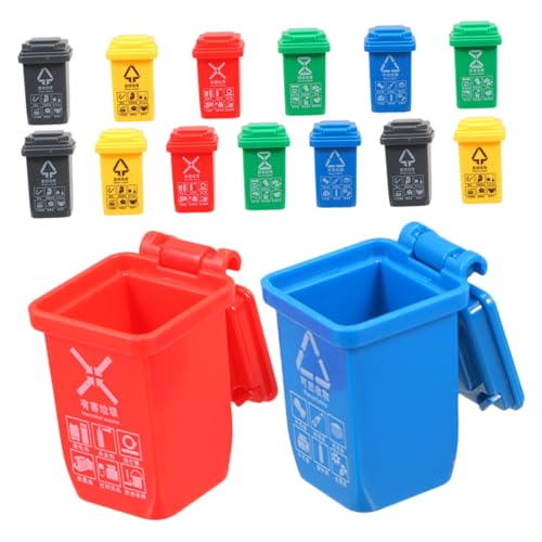 FUNNETOYU 15 Stück Teiliges Mini Mülltonnen für Puppenhaus Realistische Kleine Recyclingbehälter Interaktive Miniatur Abfalltrennungsspielzeuge für Geeignet für Zuhause und Schule FUNNETOYU 15 Stück Teiliges Mini Mülltonnen für Puppenhaus Realistische Kleine Recyclingbehälter Interaktive Miniatur Abfalltrennungsspielzeuge für Geeignet für Zuhause und Schule von FUNNETOYU