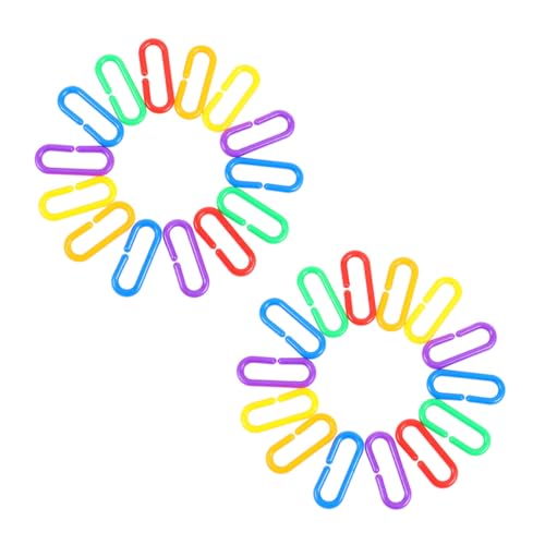 FUNNETOYU 150 Stück Teiliges Geometrische Kettenglieder aus Sicherem Kunststoff Bunte C Clips zum Zusammenbauen für Jungen und Mädchen Kreativität und Feinmotorik FUNNETOYU 150 Stück Teiliges Geometrische Kettenglieder aus Sicherem Kunststoff Bunte C Clips zum Zusammenbauen für Jungen und Mädchen Kreativität und Feinmotorik von FUNNETOYU
