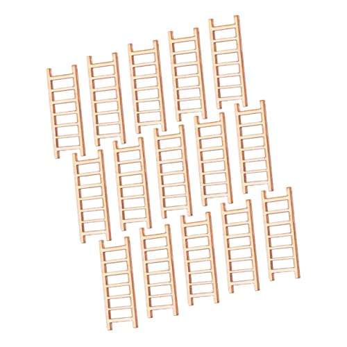 FUNNETOYU 15 Stück Kleiner Holzleiter Deko für Puppenhaus Leiterornamente für Mikrolandschaft Miniatur Garten Dekoration Geeignet für Sandtisch und Bonsai Landschaften FUNNETOYU 15 Stück Kleiner Holzleiter Deko für Puppenhaus Leiterornamente für Mikrolandschaft Miniatur Garten Dekoration Geeignet für Sandtisch und Bonsai Landschaften von FUNNETOYU
