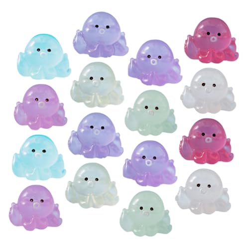 FUNNETOYU 16 Stück Teiliges Leuchtende Mini Figuren aus Robustem Harz Dekorative Garten und Puppenhaus Accessoires für Miniaturgärten Blumentopf und DIY von FUNNETOYU