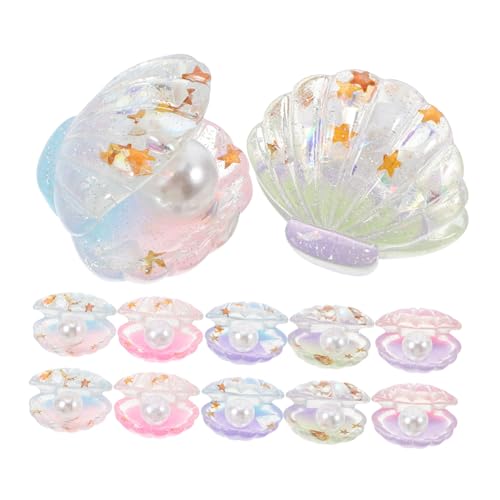 FUNNETOYU 16Stücke Leuchtende Mini Muschel Ornamente aus Kunstharz Fluoreszierende Muscheln für Garten Deko und Puppenhaus Kreative DIY Dekorationen Nachtleuchtende Charms FUNNETOYU 16Stücke Leuchtende Mini Muschel Ornamente aus Kunstharz Fluoreszierende Muscheln für Garten Deko und Puppenhaus Kreative DIY Dekorationen Nachtleuchtende Charms von FUNNETOYU
