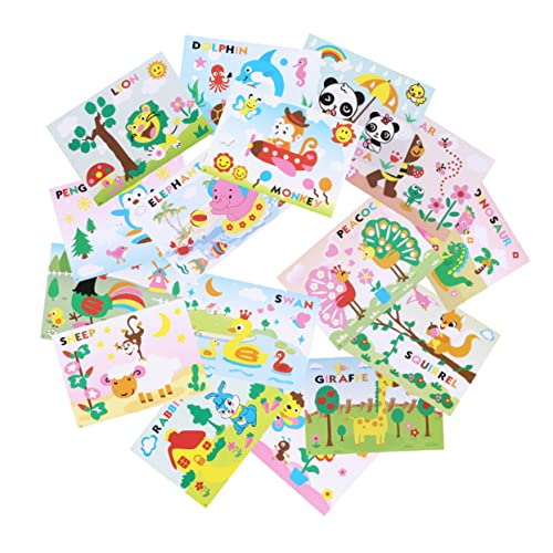 FUNNETOYU 16packung Eva Mosaik Sticker Für Junge Mädchen Teiliges Bastelmaterial Kreatives Lernspielzeug Für Kindergarten Und Zuhause Stil h FUNNETOYU 16packung Eva Mosaik Sticker Für Junge Mädchen Teiliges Bastelmaterial Kreatives Lernspielzeug Für Kindergarten Und Zuhause Stil h von FUNNETOYU