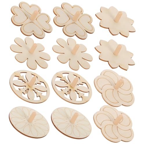 FUNNETOYU 18 Stück Teiliges Holzkreisel Bemalen Unvollendete DIY Gyro Spielzeuge aus Robustem Holz Kreative Kinderkreisel in Verschiedenen Formen Leicht Drehbar und Pädagogisch FUNNETOYU 18 Stück Teiliges Holzkreisel Bemalen Unvollendete DIY Gyro Spielzeuge aus Robustem Holz Kreative Kinderkreisel in Verschiedenen Formen Leicht Drehbar und Pädagogisch von FUNNETOYU
