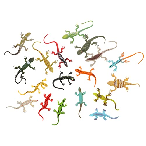 FUNNETOYU 18 Stück Teiliges Set Realistischer Kunststoff Eidechsenfiguren Bunte Mini Eidechsen Spielzeugfiguren für Lehrreiches Kreativität und über Tiere FUNNETOYU 18 Stück Teiliges Set Realistischer Kunststoff Eidechsenfiguren Bunte Mini Eidechsen Spielzeugfiguren für Lehrreiches Kreativität und über Tiere von FUNNETOYU