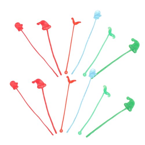 FUNNETOYU 18 Stück Teiliges Xmas Stretch Toy aus Weichem TPR Elastisch und Klebrig Lustige Weihnachtsmotive Mütze Handschuh Schnurrbart als Party-mitgebsel FUNNETOYU 18 Stück Teiliges Xmas Stretch Toy aus Weichem TPR Elastisch und Klebrig Lustige Weihnachtsmotive Mütze Handschuh Schnurrbart als Party-mitgebsel von FUNNETOYU