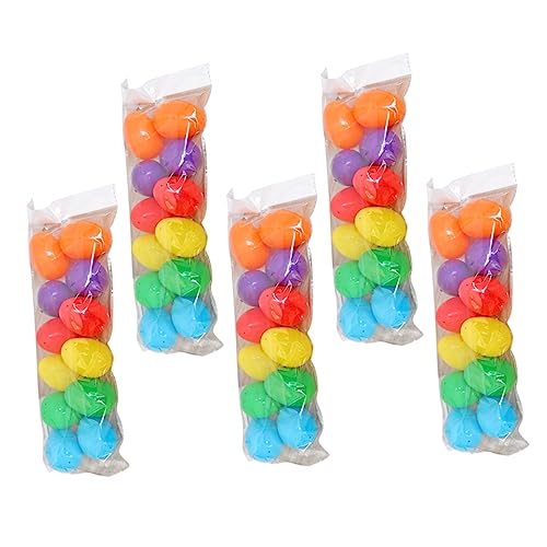 FUNNETOYU 192 Stück Nachgeahmte Eier Party Stuffer Ostervorräte Graffiti-eier Selber Machen Osterdeko Ostereierschale Aus Kunststoff Ostern Verdrehtes Ei Osterzubehör Plastik von FUNNETOYU