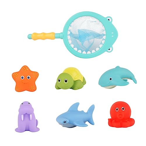 FUNNETOYU 1Satz Badewannenspielzeug Weiche Spritztiere Kreatives Wasserspielzeug für Fördert Hand Augen Koordination Macht Lustig und Ansprechend Sicher von FUNNETOYU