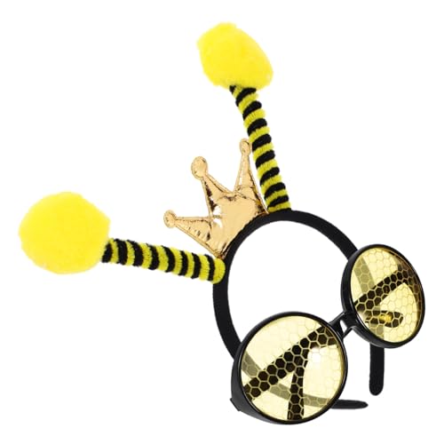 FUNNETOYU 1Satz Bienen Stirnband Set mit Brille Lustige Kostüm Requisite für Partys Karneval und Festivals Langlebiges und Stoffmaterial Einzigartiges Design für Auffällige Outfits FUNNETOYU 1Satz Bienen Stirnband Set mit Brille Lustige Kostüm Requisite für Partys Karneval und Festivals Langlebiges und Stoffmaterial Einzigartiges Design für Auffällige Outfits von FUNNETOYU