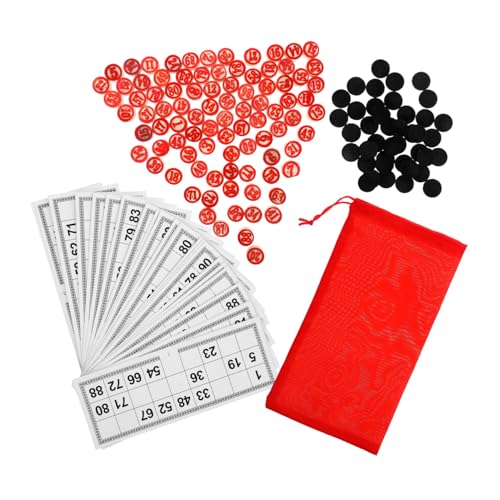 FUNNETOYU 1Satz Bingo Schachspiel aus Holz Interaktive Bingo Karten für Familientreffen Perfektes Gesellschaftsspiel für Erwachsene und Ab Jahren Strategisches Gameplay für Endlosen Spaß FUNNETOYU 1Satz Bingo Schachspiel aus Holz Interaktive Bingo Karten für Familientreffen Perfektes Gesellschaftsspiel für Erwachsene und Ab Jahren Strategisches Gameplay für Endlosen Spaß von FUNNETOYU