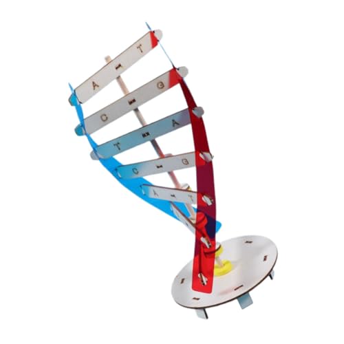 FUNNETOYU 1Satz DIY DNA Doppelhelix Modell aus Lernspielzeug für Naturwissenschaftlichen Unterricht Fördert Feinmotorik für Schule und Dekoration von FUNNETOYU