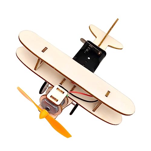 FUNNETOYU 1Satz DIY Holzflugzeug Modellset Elektrisches Schwebeflugzeug für Experimentier und Hochwertiges Holzspielzeug Kreativität und Lernfähigkeiten FUNNETOYU 1Satz DIY Holzflugzeug Modellset Elektrisches Schwebeflugzeug für Experimentier und Hochwertiges Holzspielzeug Kreativität und Lernfähigkeiten von FUNNETOYU