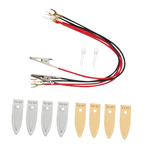 FUNNETOYU 1Satz DIY Wissenschaftliches Experiment Fruchtbatterie Kit für Schüler Kreatives Physikspielzeug zur Stromerzeugung mit Kartoffel und Zitrone Fördert Beobachtungs von FUNNETOYU