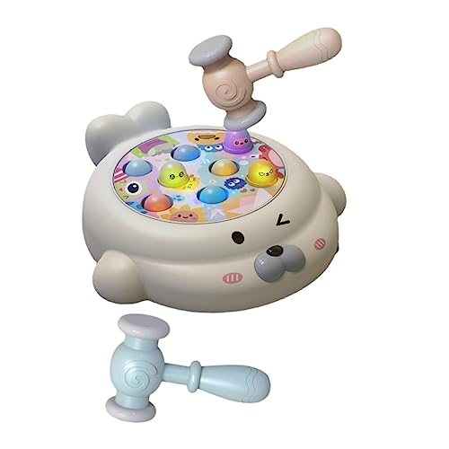 FUNNETOYU 1Satz Entzückendes Maulwurfsspielzeug für Hämmer mit Cartoon Design Fördert Hand Augen Koordination für Jahre Hämmer Batteriebetrieben Perfektes von FUNNETOYU