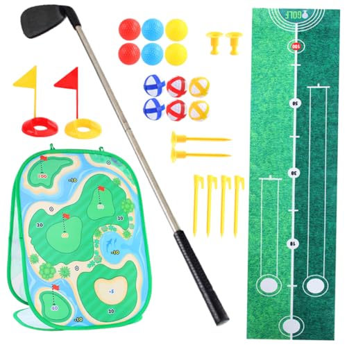 FUNNETOYU 1Satz Golfspielzeug Set für Kleinkinder Golfspielmatte Zubehör für Drinnen und Draußen Fördert Hand Auge Koordination und Spielspaß für Jungen FUNNETOYU 1Satz Golfspielzeug Set für Kleinkinder Golfspielmatte Zubehör für Drinnen und Draußen Fördert Hand Auge Koordination und Spielspaß für Jungen von FUNNETOYU
