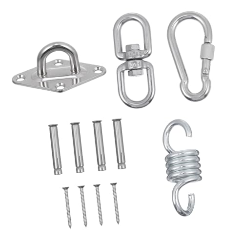 FUNNETOYU 1Satz Hängesessel Aufhängung Set Robuste Schaukelhaken für Hängemattenstuhl Boxsack Pflanzen Rostfrei Stabil Einfache Installation für Innen Außen Nutzung FUNNETOYU 1Satz Hängesessel Aufhängung Set Robuste Schaukelhaken für Hängemattenstuhl Boxsack Pflanzen Rostfrei Stabil Einfache Installation für Innen Außen Nutzung von FUNNETOYU