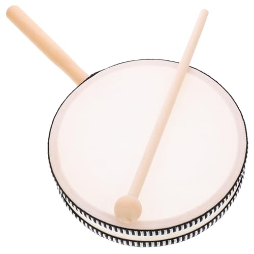 FUNNETOYU 1Satz Handtrommelinstrument Aus Holz Mit Trommelstock Für Handtrommel Für Anfänger Percussion Musikinstrumente Für Musikspiel Und Kreativität FUNNETOYU 1Satz Handtrommelinstrument Aus Holz Mit Trommelstock Für Handtrommel Für Anfänger Percussion Musikinstrumente Für Musikspiel Und Kreativität von FUNNETOYU