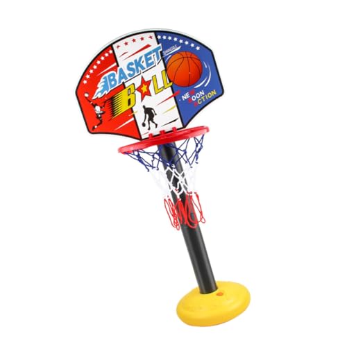 FUNNETOYU 1Satz Höhenverstellbarer Basketballkorb für Indoor Sportspielzeug Bewegung und Feinmotorik Leicht und Langlebig für Jungen von FUNNETOYU