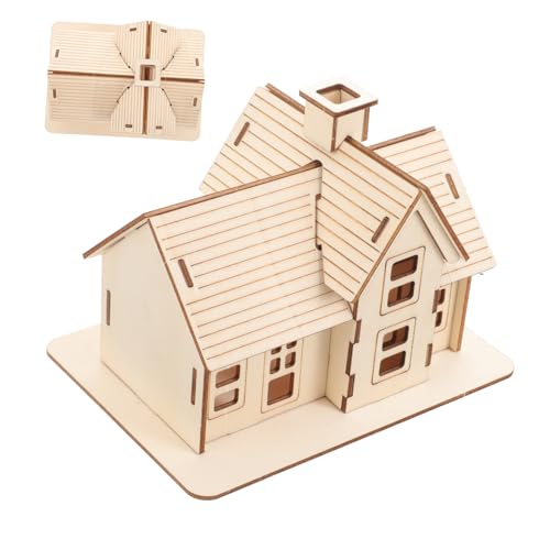 FUNNETOYU 1Satz Holzhaus Puzzle DIY Montage Holzmodell Bausatz für Kleine Modellhäuser Kreatives Holzspielzeug Dekoratives Puzzle für Büro Schlafzimmer und Partys Exquisites FUNNETOYU 1Satz Holzhaus Puzzle DIY Montage Holzmodell Bausatz für Kleine Modellhäuser Kreatives Holzspielzeug Dekoratives Puzzle für Büro Schlafzimmer und Partys Exquisites von FUNNETOYU