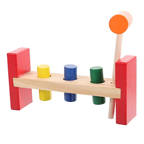 FUNNETOYU 1Satz Holzspielzeug mit Hammer und Farbpinseln Lernspielzeug für Ab Jahren Hammerspielzeug Feinmotorik und Farberkennung im Spielzimmer FUNNETOYU 1Satz Holzspielzeug mit Hammer und Farbpinseln Lernspielzeug für Ab Jahren Hammerspielzeug Feinmotorik und Farberkennung im Spielzimmer von FUNNETOYU