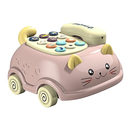 FUNNETOYU 1Satz Imitationsspielzeug Telefon für Kleinkinder Bilingualer Lernspielzeug mit Tasten und Musik Sicher und Langlebig für Jungen und Jahren ohne Batterien FUNNETOYU 1Satz Imitationsspielzeug Telefon für Kleinkinder Bilingualer Lernspielzeug mit Tasten und Musik Sicher und Langlebig für Jungen und Jahren ohne Batterien von FUNNETOYU