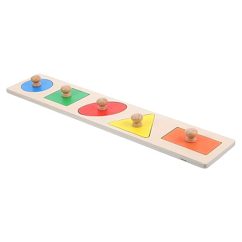 FUNNETOYU 1Satz Jumbo Holzpuzzle Geometrisches Formen Sortierspielzeug für Kleinkinder Pädagogisches Lernspielzeug Hand Augen Koordination für Ab Jahr FUNNETOYU 1Satz Jumbo Holzpuzzle Geometrisches Formen Sortierspielzeug für Kleinkinder Pädagogisches Lernspielzeug Hand Augen Koordination für Ab Jahr von FUNNETOYU