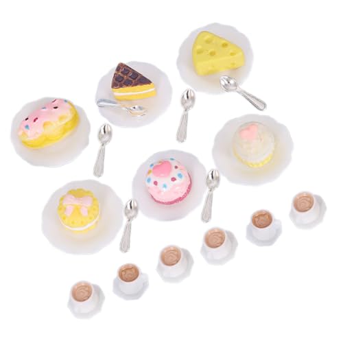 FUNNETOYU 1Satz Küchendekoration Teilig Mini Kaffeetassen Kuchen und Dessert Modelle für Puppenhaus und DIY Mini Stilvolle Mikrolandschaft Deko Sichere Materialien FUNNETOYU 1Satz Küchendekoration Teilig Mini Kaffeetassen Kuchen und Dessert Modelle für Puppenhaus und DIY Mini Stilvolle Mikrolandschaft Deko Sichere Materialien von FUNNETOYU