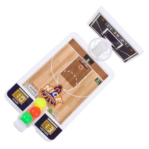 FUNNETOYU 1Satz Mini Basketballmaschine für Tragbares Interaktives Basketballspielzeug für Drinnen und Draußen Pädagogisches für Jungen und Mädchen für Geburtstagsfeiern von FUNNETOYU
