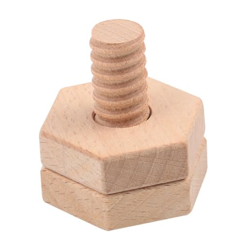 FUNNETOYU 1Satz Schraubenspielzeug für Holzspielzeug Muttern Fördert die Kognitive Entwicklung für Jahre Sicheres und Langlebiges Material FUNNETOYU 1Satz Schraubenspielzeug für Holzspielzeug Muttern Fördert die Kognitive Entwicklung für Jahre Sicheres und Langlebiges Material von FUNNETOYU