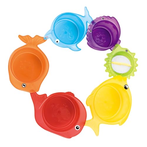 FUNNETOYU 1Satz Stapelbecher Cartoon Badespielzeug für Strand Badewanne und Park Leichtes Sicheres aus Hochwertigem für Kreative Fantasie und Praktische Fähigkeiten FUNNETOYU 1Satz Stapelbecher Cartoon Badespielzeug für Strand Badewanne und Park Leichtes Sicheres aus Hochwertigem für Kreative Fantasie und Praktische Fähigkeiten von FUNNETOYU